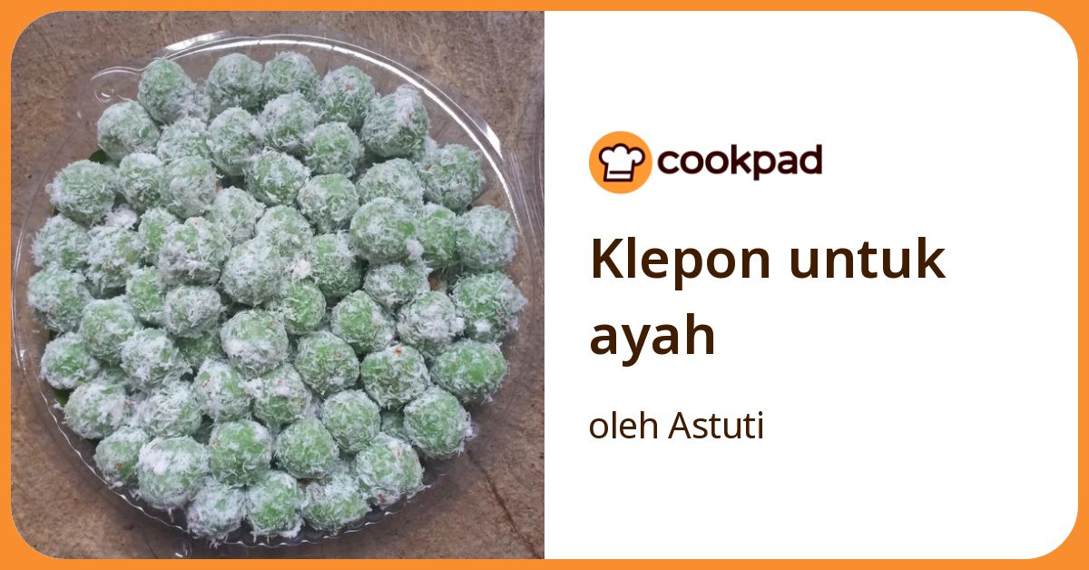 Klepon untuk ayah