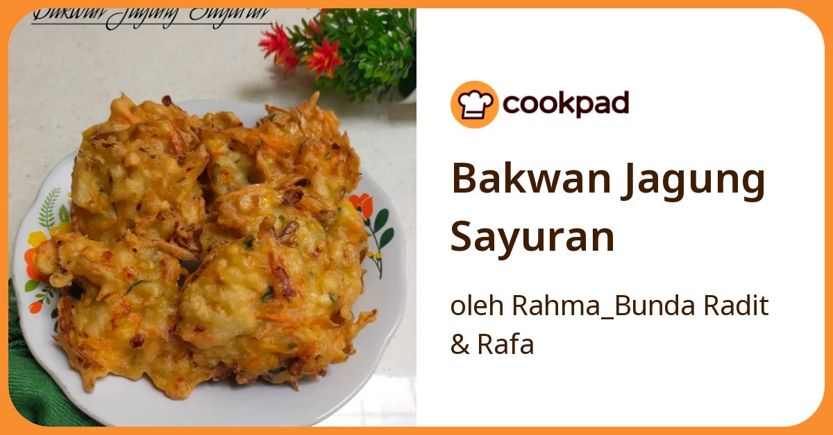 Bakwan Jagung Sayuran