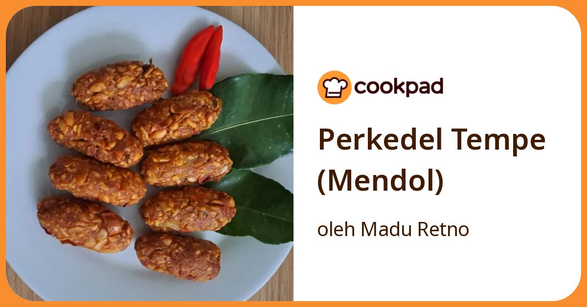 Perkedel Tempe (Mendol)