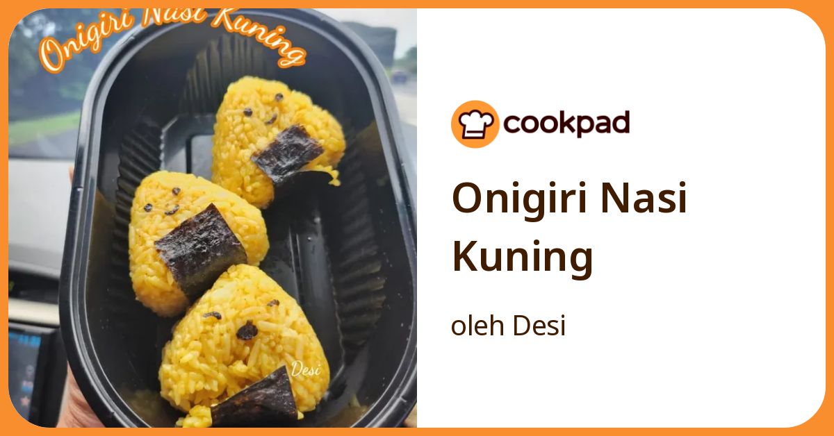 Onigiri Nasi Kuning