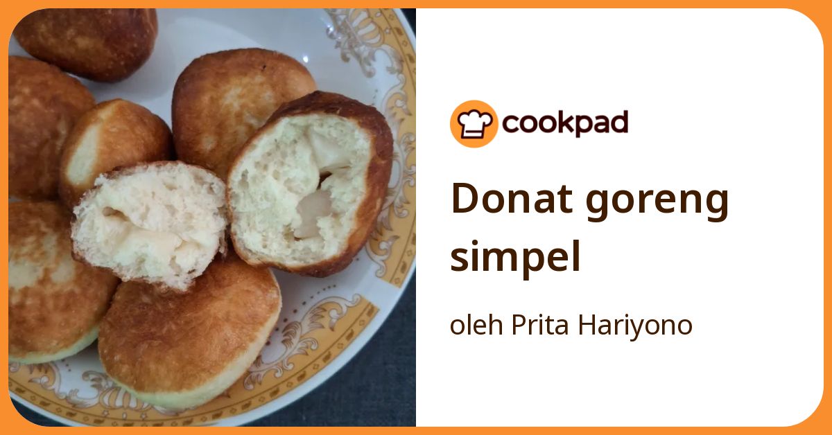 Donat goreng simpel