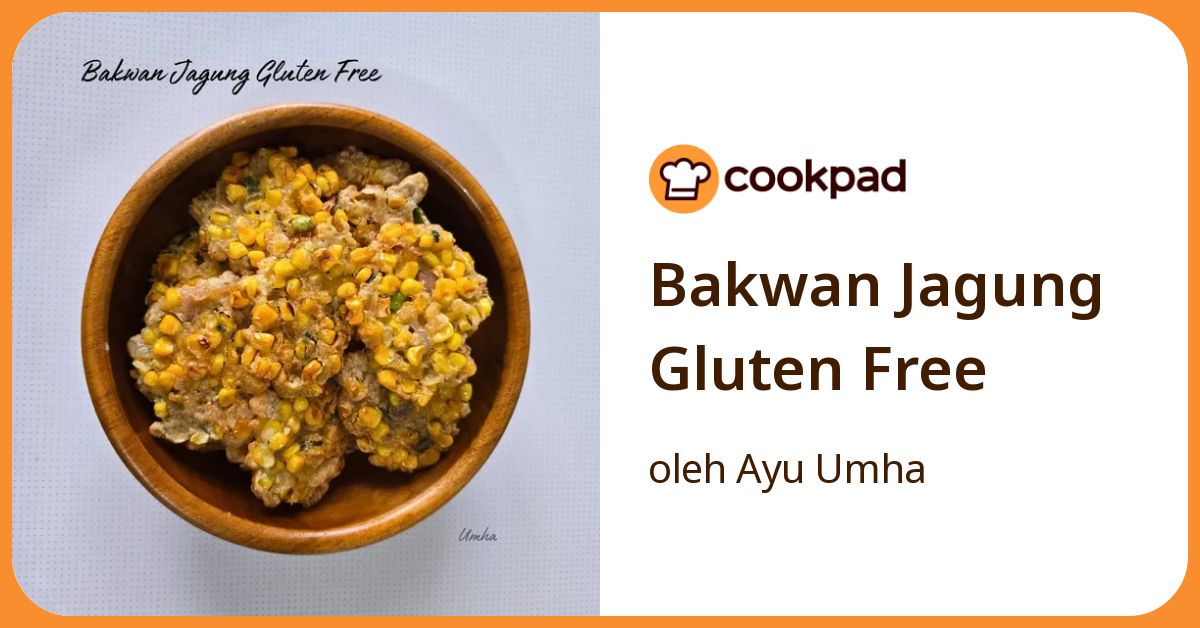 Bakwan Jagung Gluten Free
