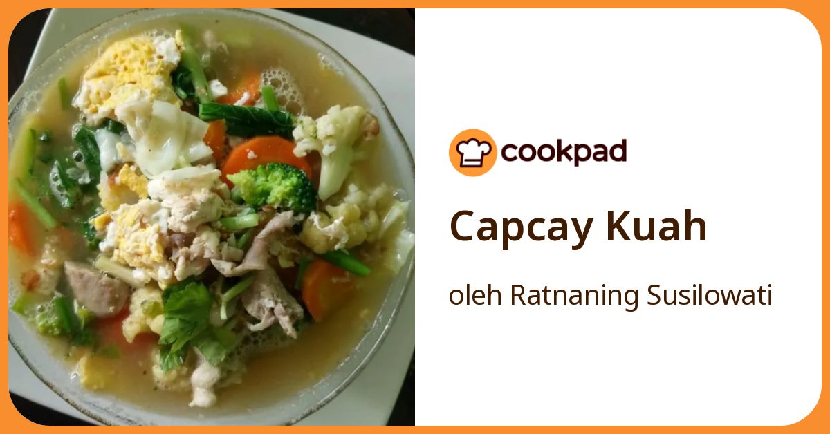 Capcay Kuah