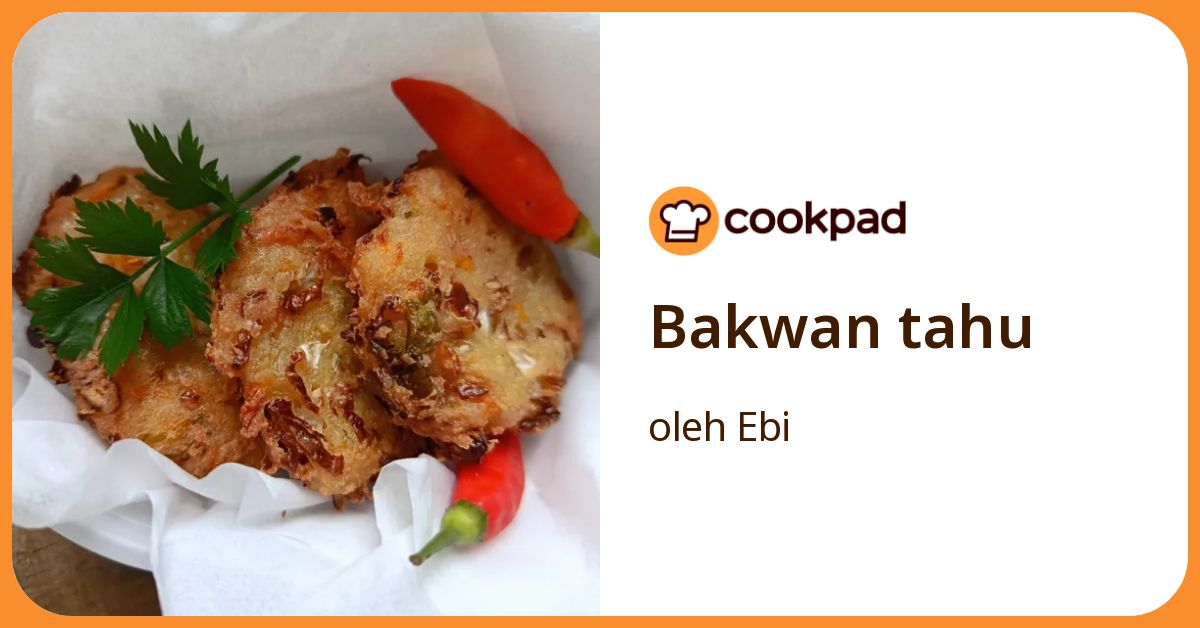 Bakwan tahu