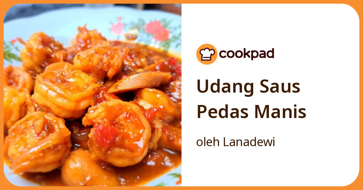 Udang Saus Pedas Manis