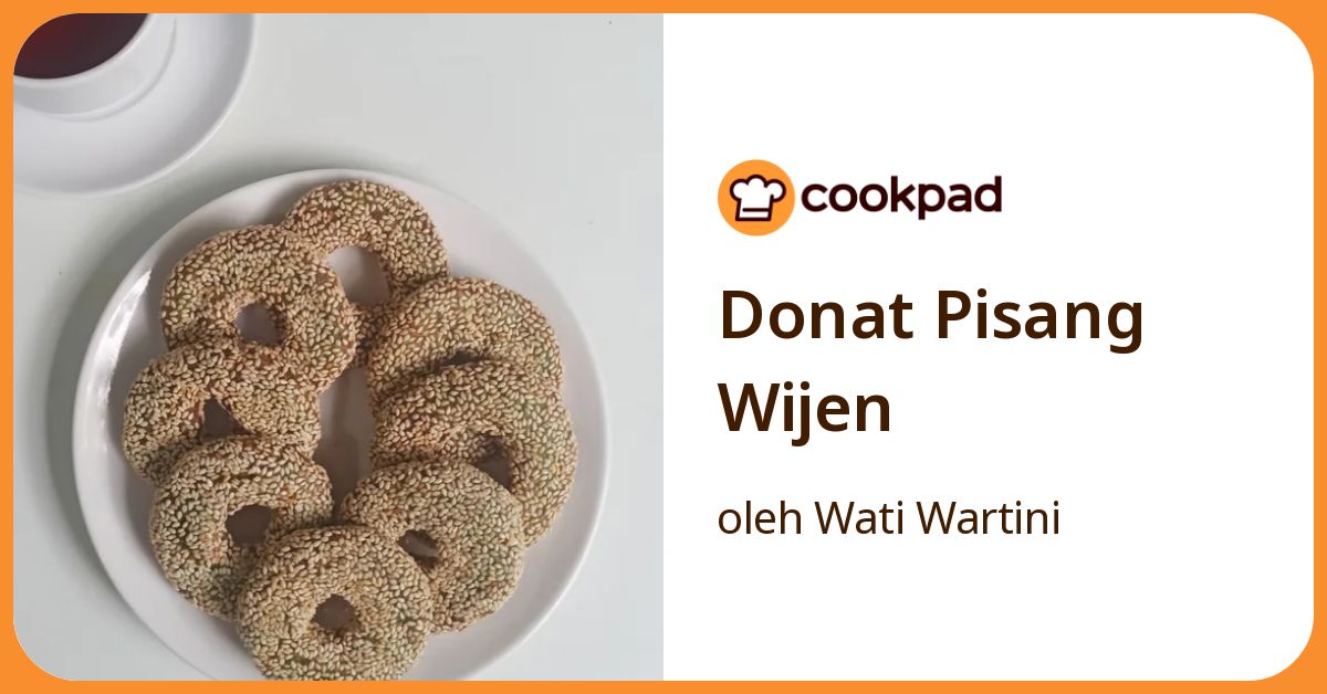Donat Pisang Wijen