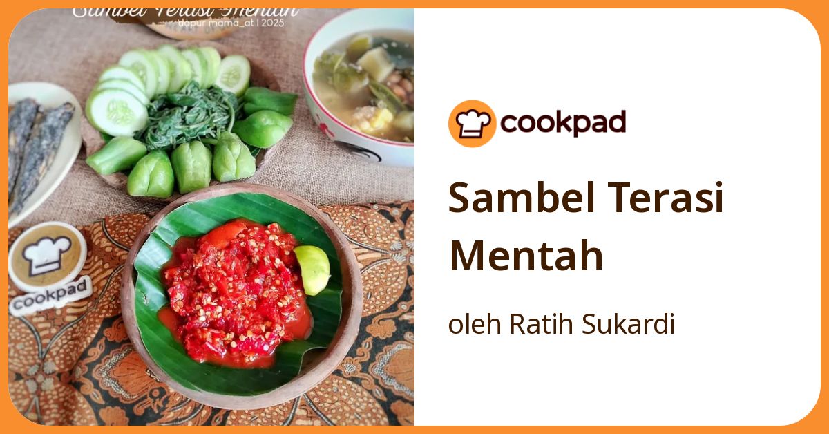 Sambel Terasi Mentah
