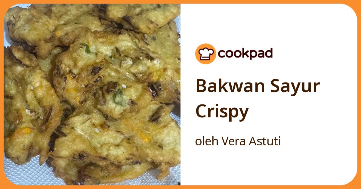 Bakwan Sayur Crispy