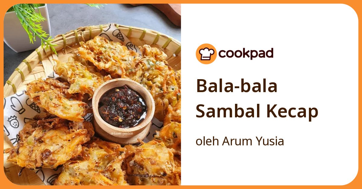 Bala-bala Sambal Kecap