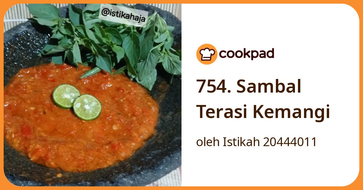 754. Sambal Terasi Kemangi