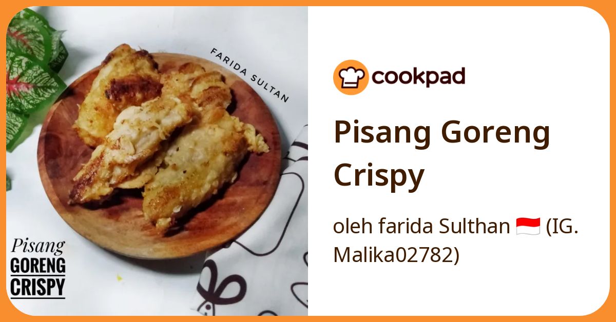Pisang Goreng Crispy
