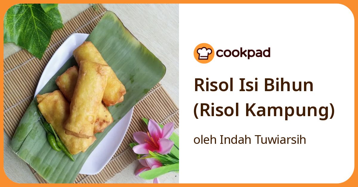 Risol Isi Bihun (Risol Kampung)