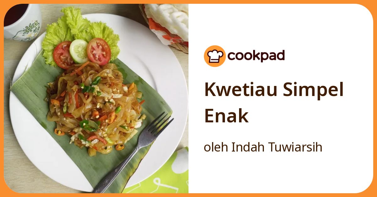 Kwetiau Simpel Enak