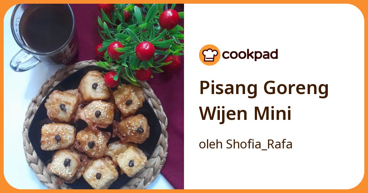 Pisang Goreng Wijen Mini