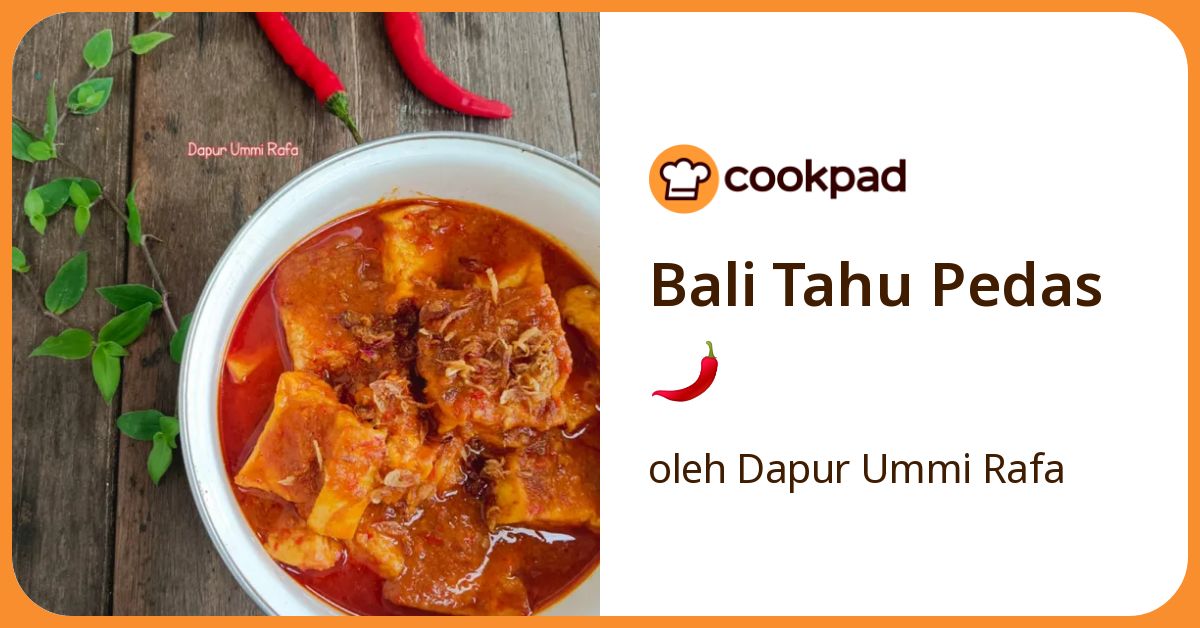Bali Tahu Pedas🌶