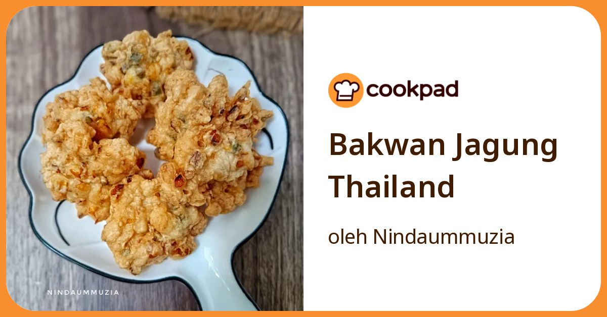 Bakwan Jagung Thailand
