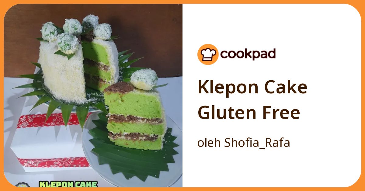 Klepon Cake Gluten Free