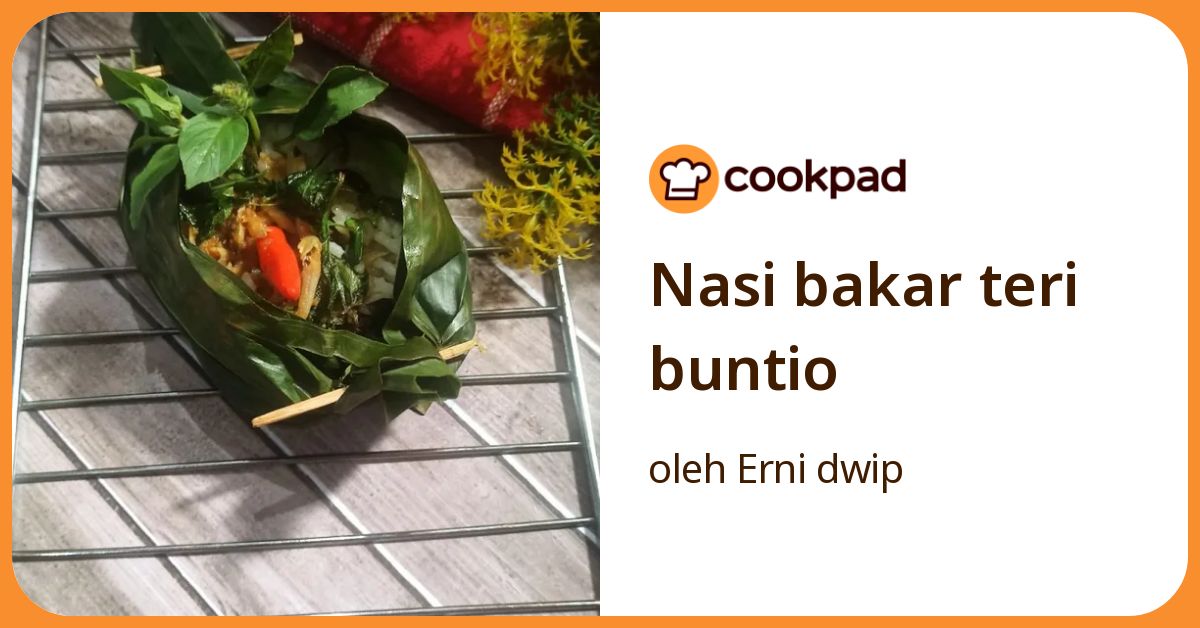 Nasi bakar teri buntio
