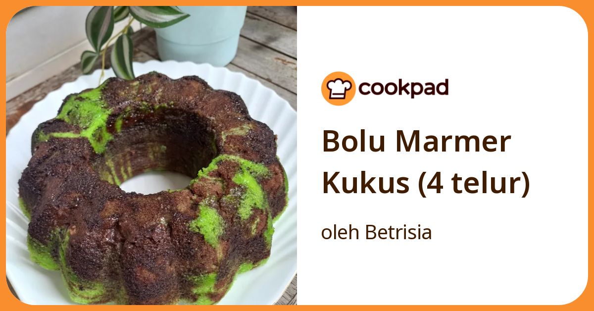 Bolu Marmer Kukus (4 telur)
