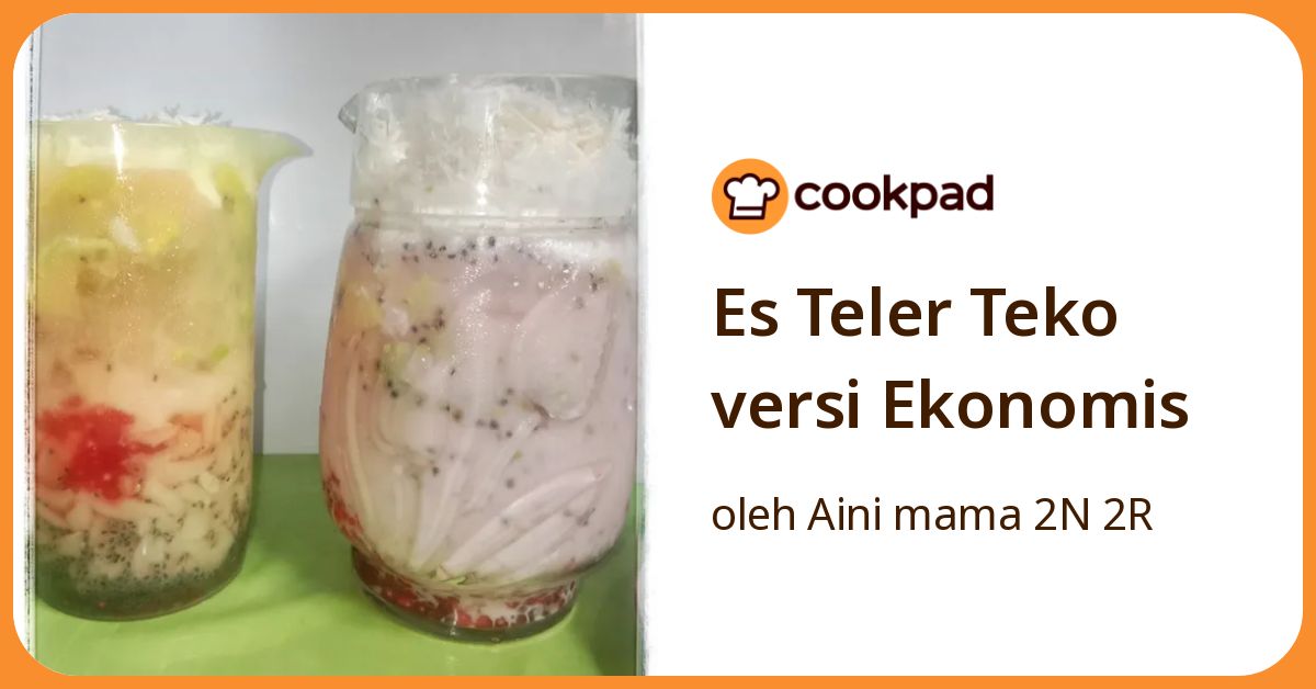 Es Teler Teko versi Ekonomis