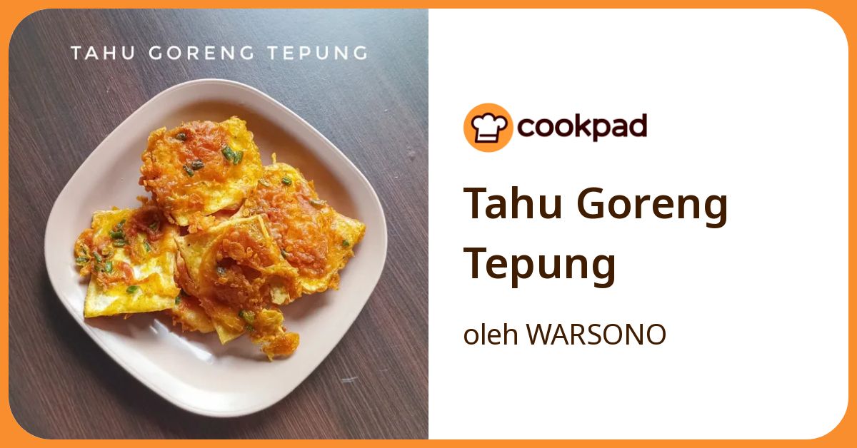Tahu Goreng Tepung