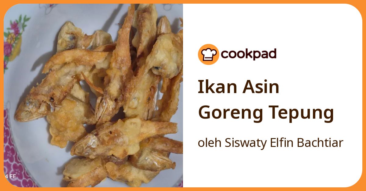 Ikan Asin Goreng Tepung