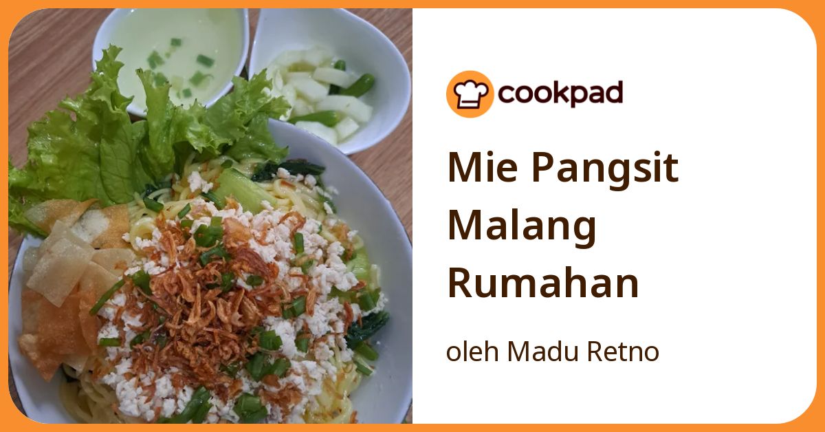 Mie Pangsit Malang Rumahan