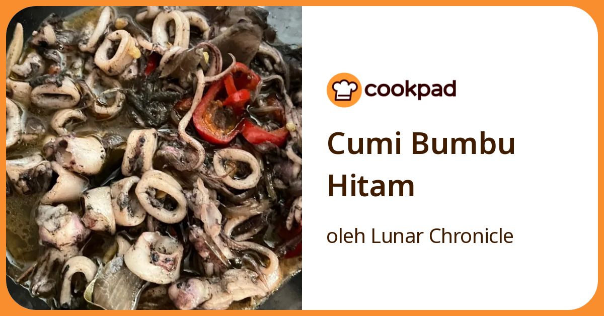 Cumi Bumbu Hitam