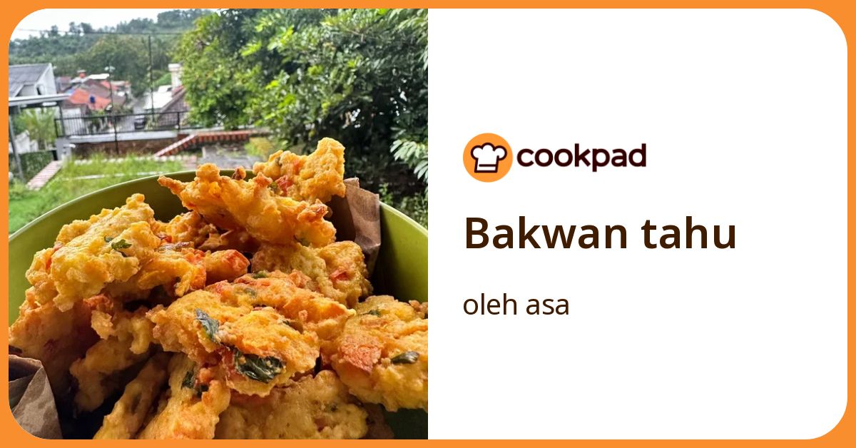 Bakwan tahu