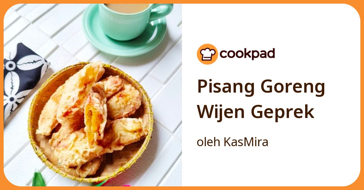 Pisang Goreng Wijen Geprek