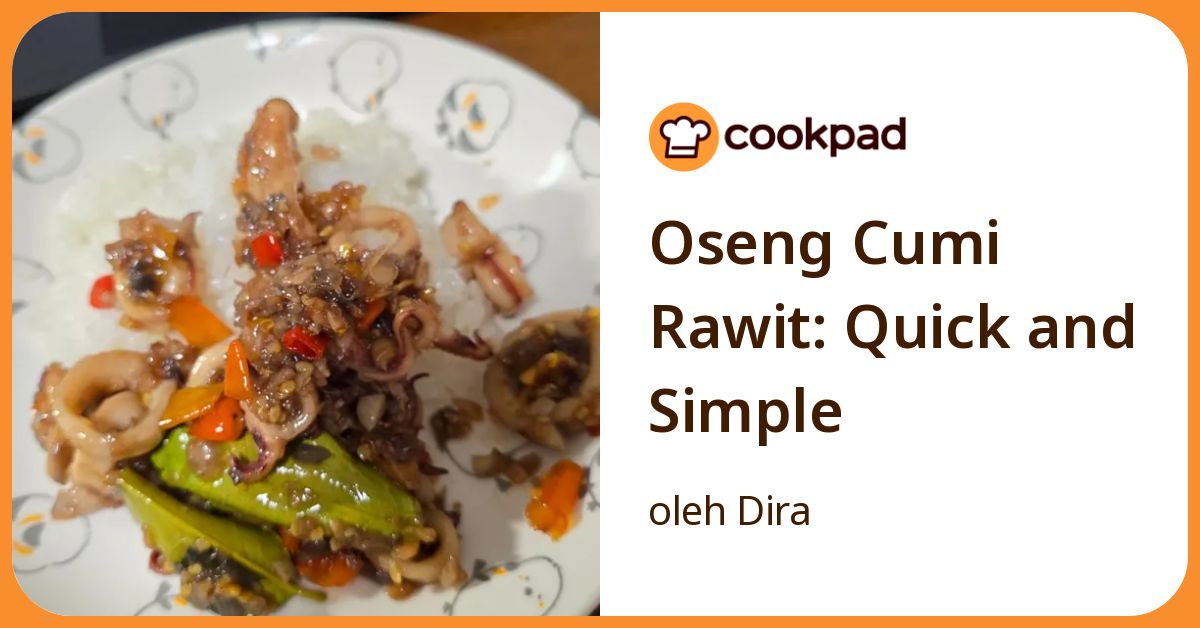 Oseng Cumi Rawit: Quick and Simple