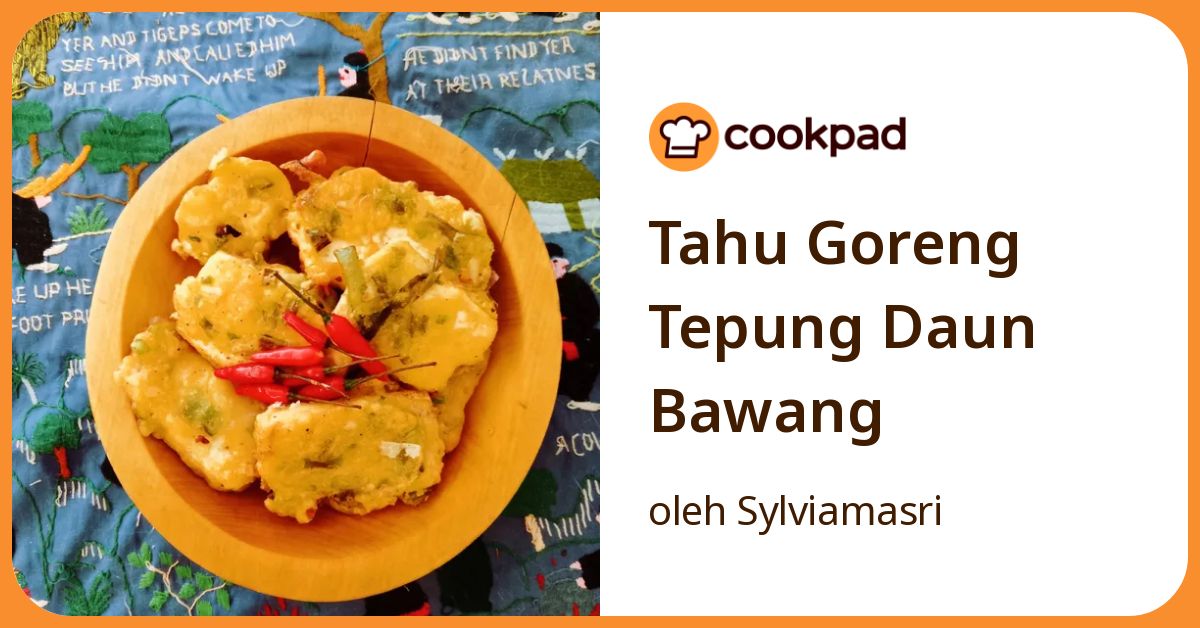 Tahu Goreng Tepung Daun Bawang