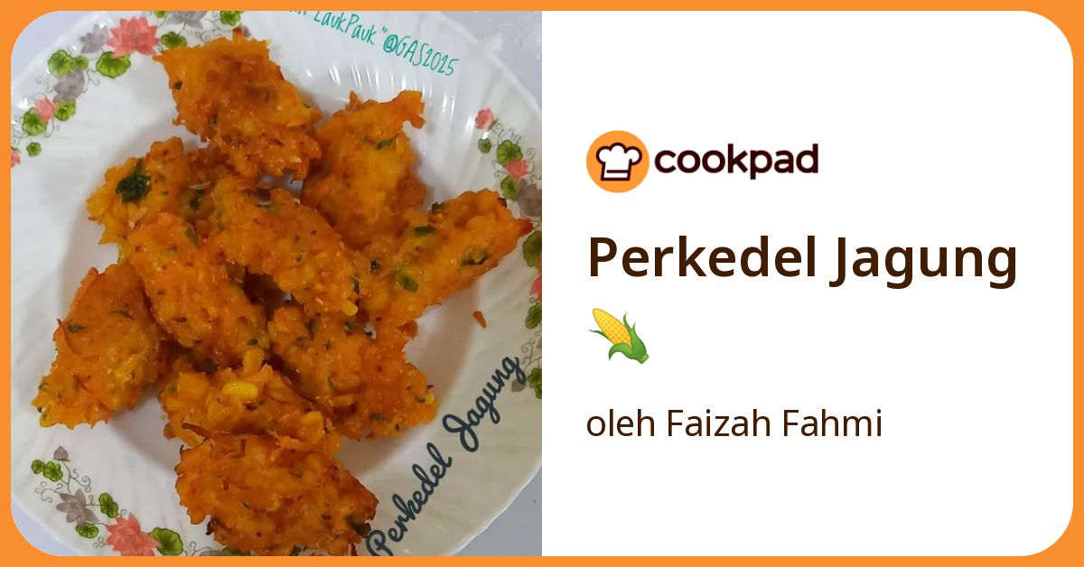 Perkedel Jagung🌽