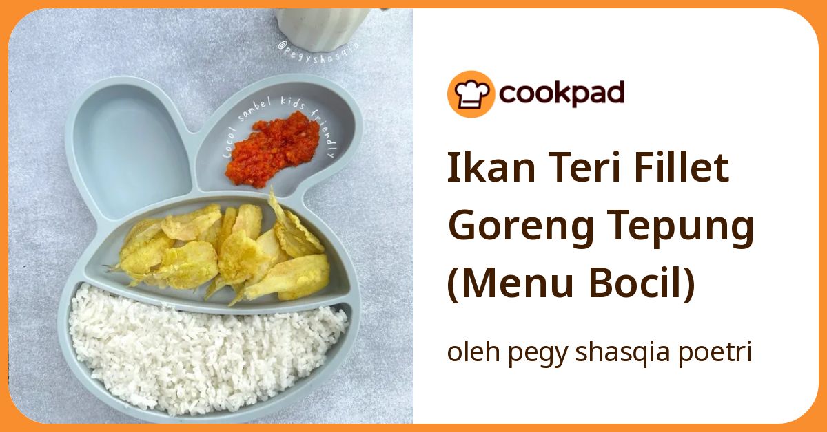 Ikan Teri Fillet Goreng Tepung (Menu Bocil)