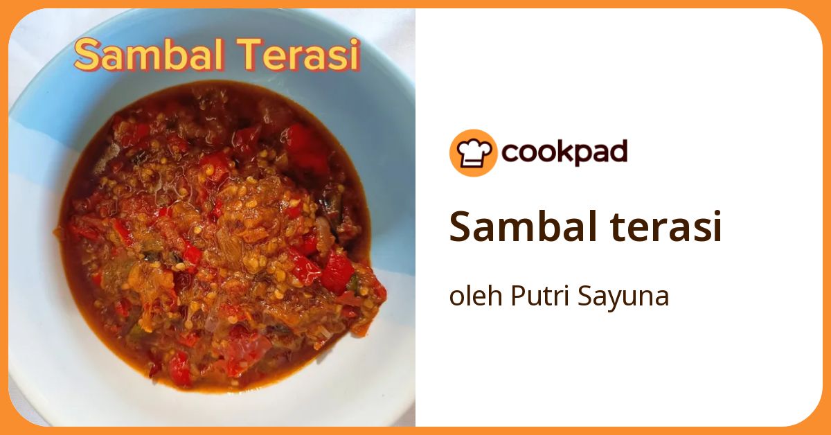 Sambal terasi
