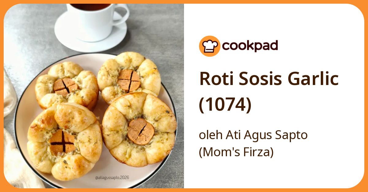 Roti Sosis Garlic (1074)