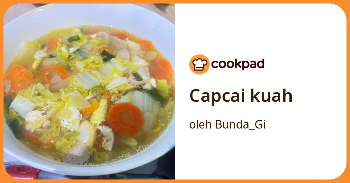 Capcai kuah