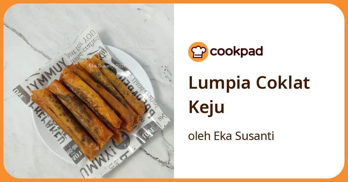 Lumpia Coklat Keju