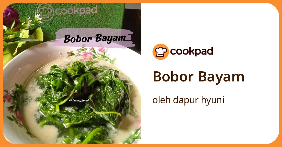 Bobor Bayam