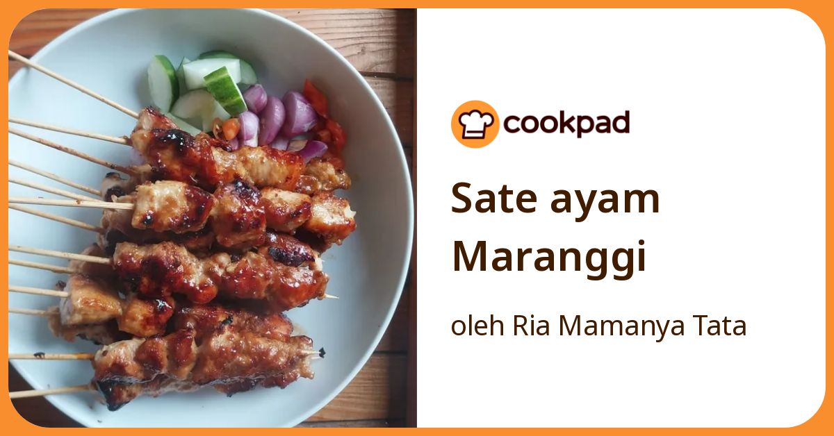 Sate ayam Maranggi