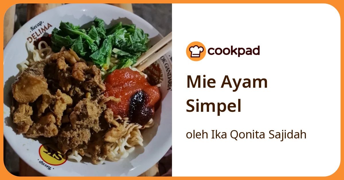 Mie Ayam Simpel