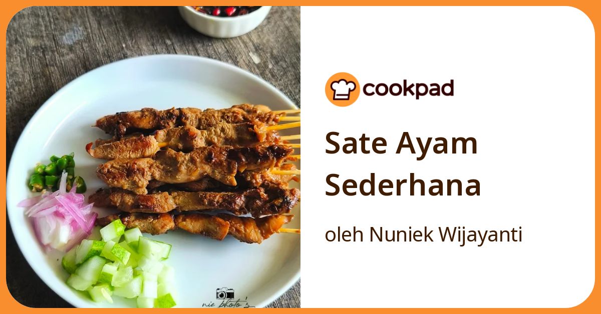 Sate Ayam Sederhana