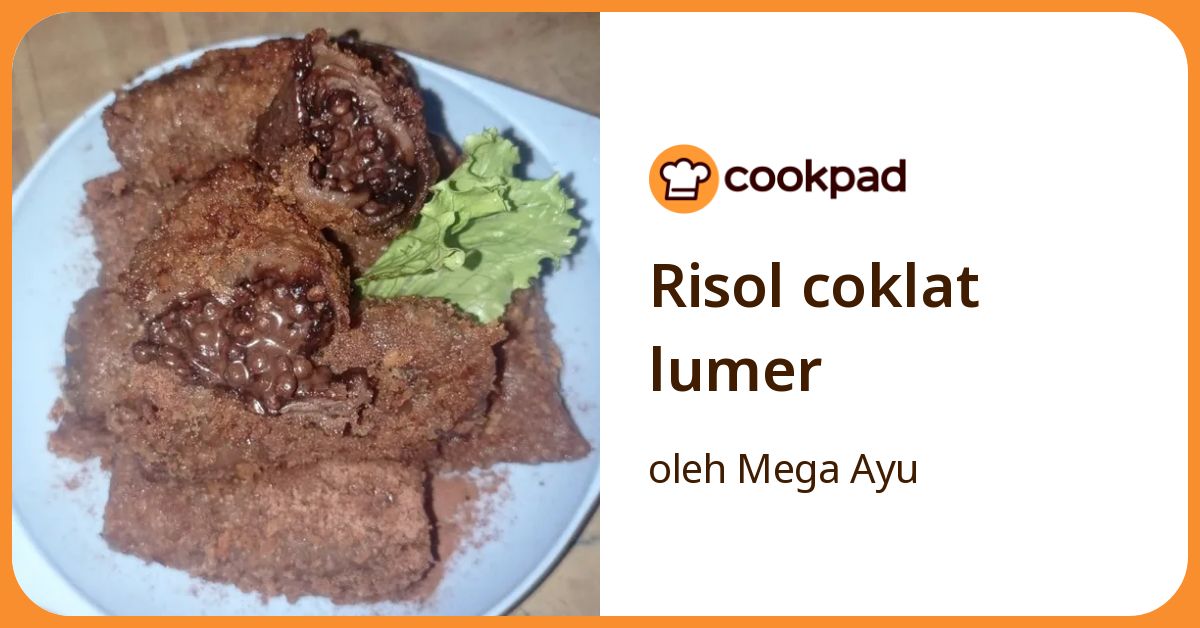 Risol coklat lumer