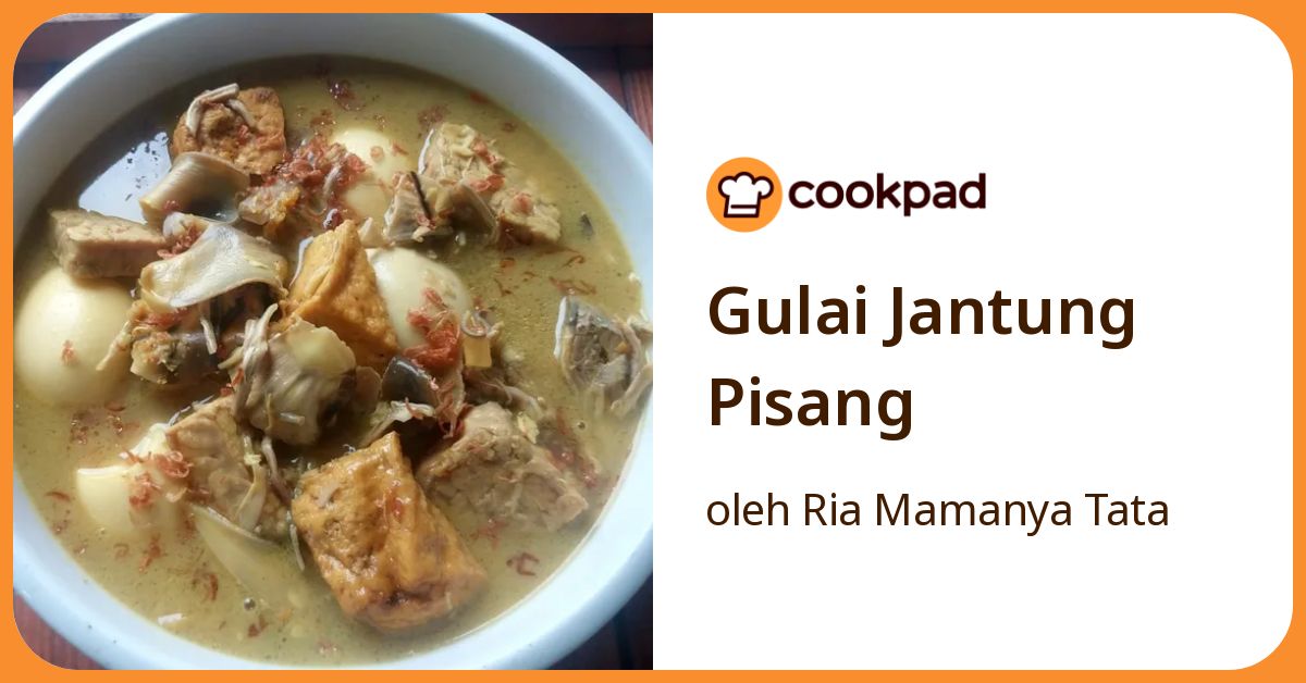 Gulai Jantung Pisang