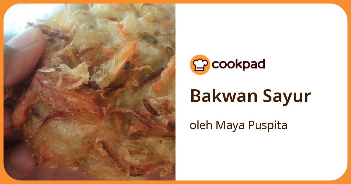 Bakwan Sayur