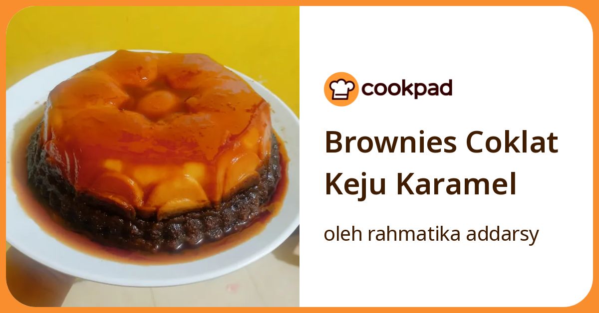 Brownies Coklat Keju Karamel