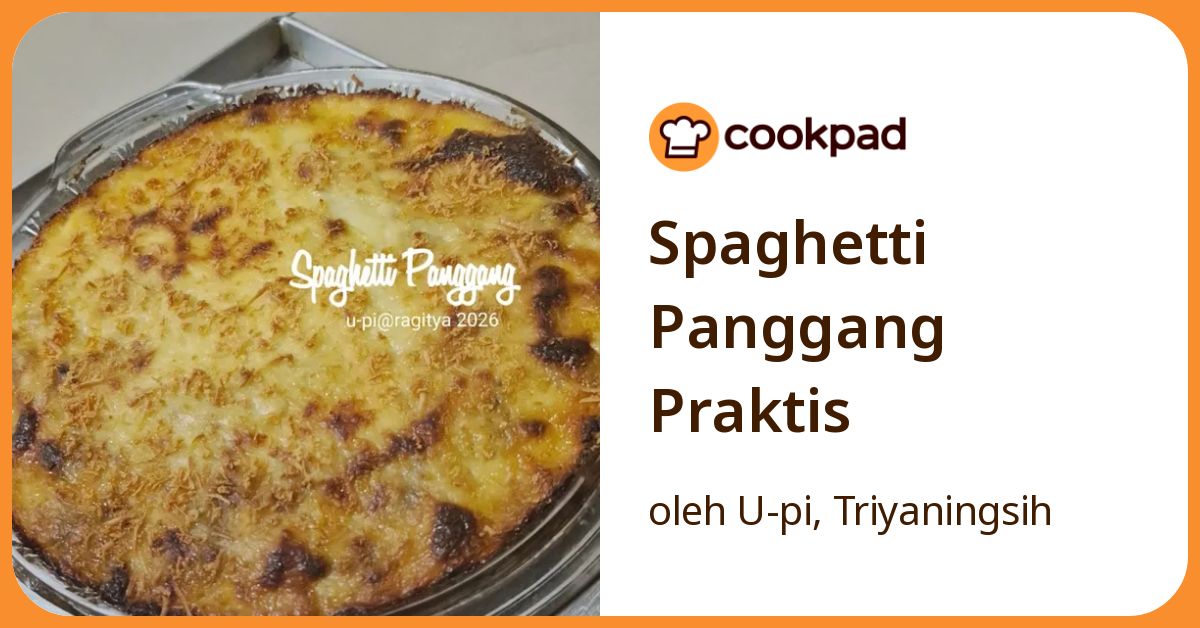 Spaghetti Panggang Praktis
