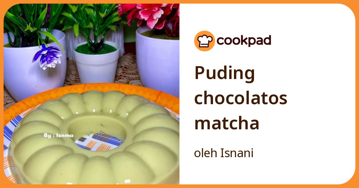 Puding chocolatos matcha