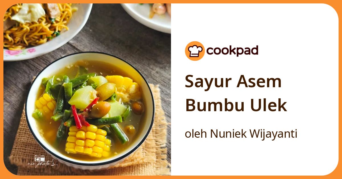 Sayur Asem Bumbu Ulek