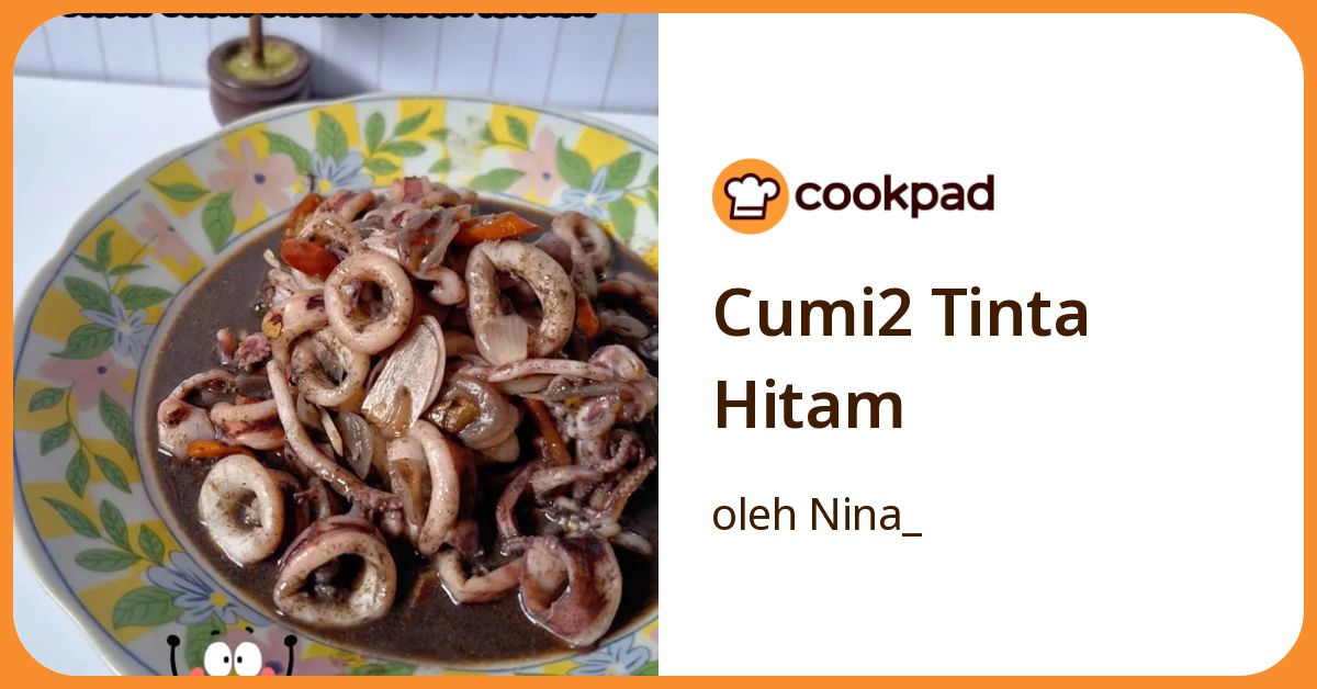 Cumi2 Tinta Hitam
